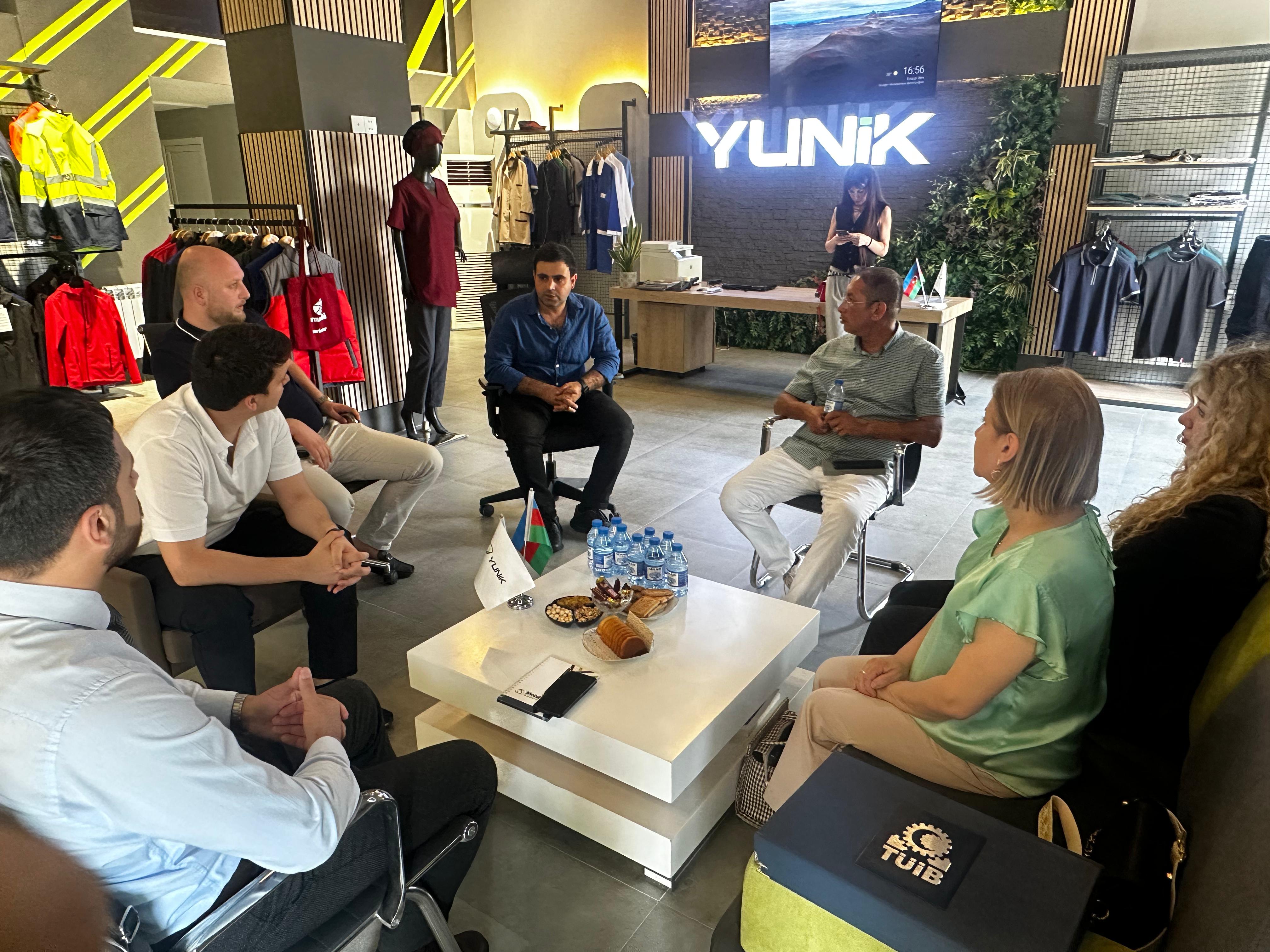 Türkiyə-Azərbaycan İş Adamları və Sənayeçiləri İctimai Birliyinin üzvü Yunik Team MMC ziyarət edilib.