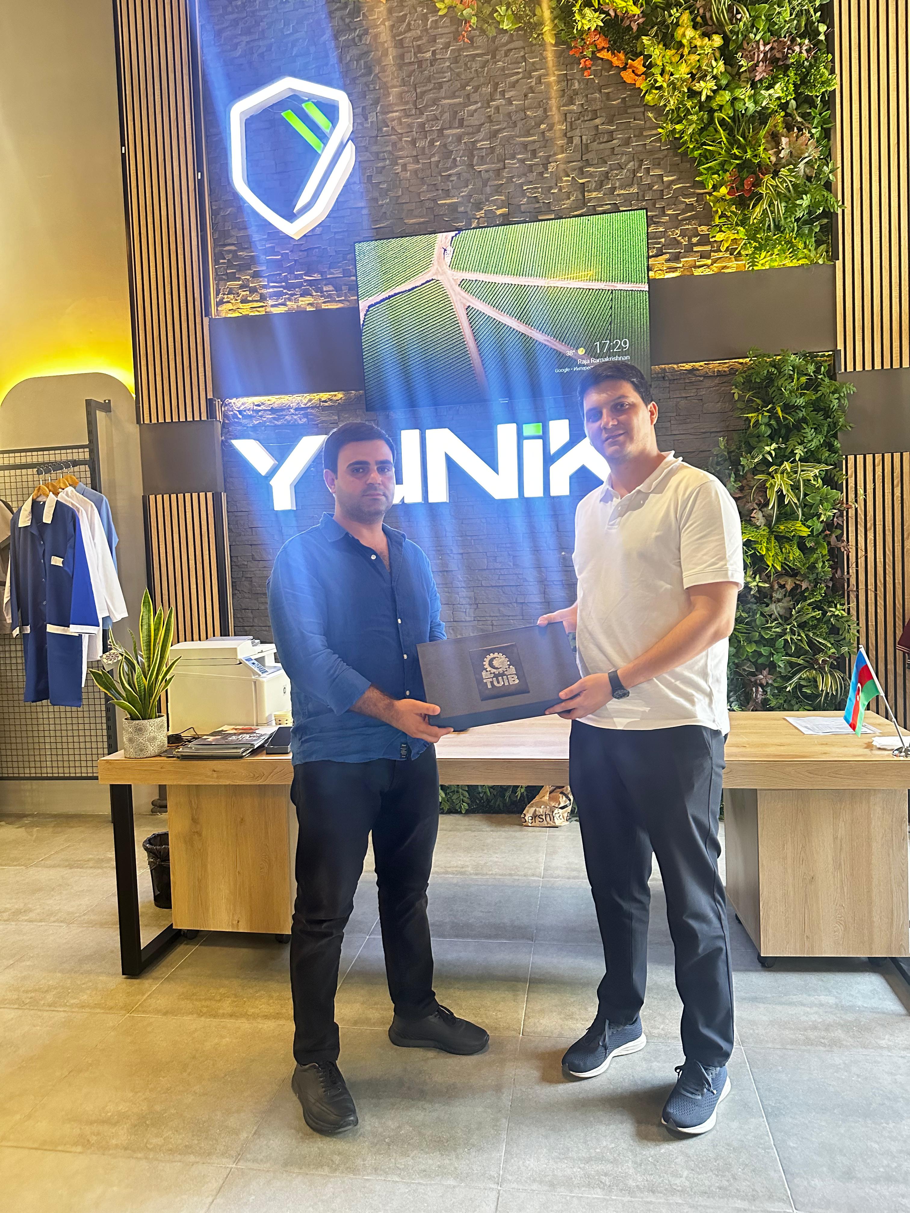 Türkiyə-Azərbaycan İş Adamları və Sənayeçiləri İctimai Birliyinin üzvü Yunik Team MMC ziyarət edilib.