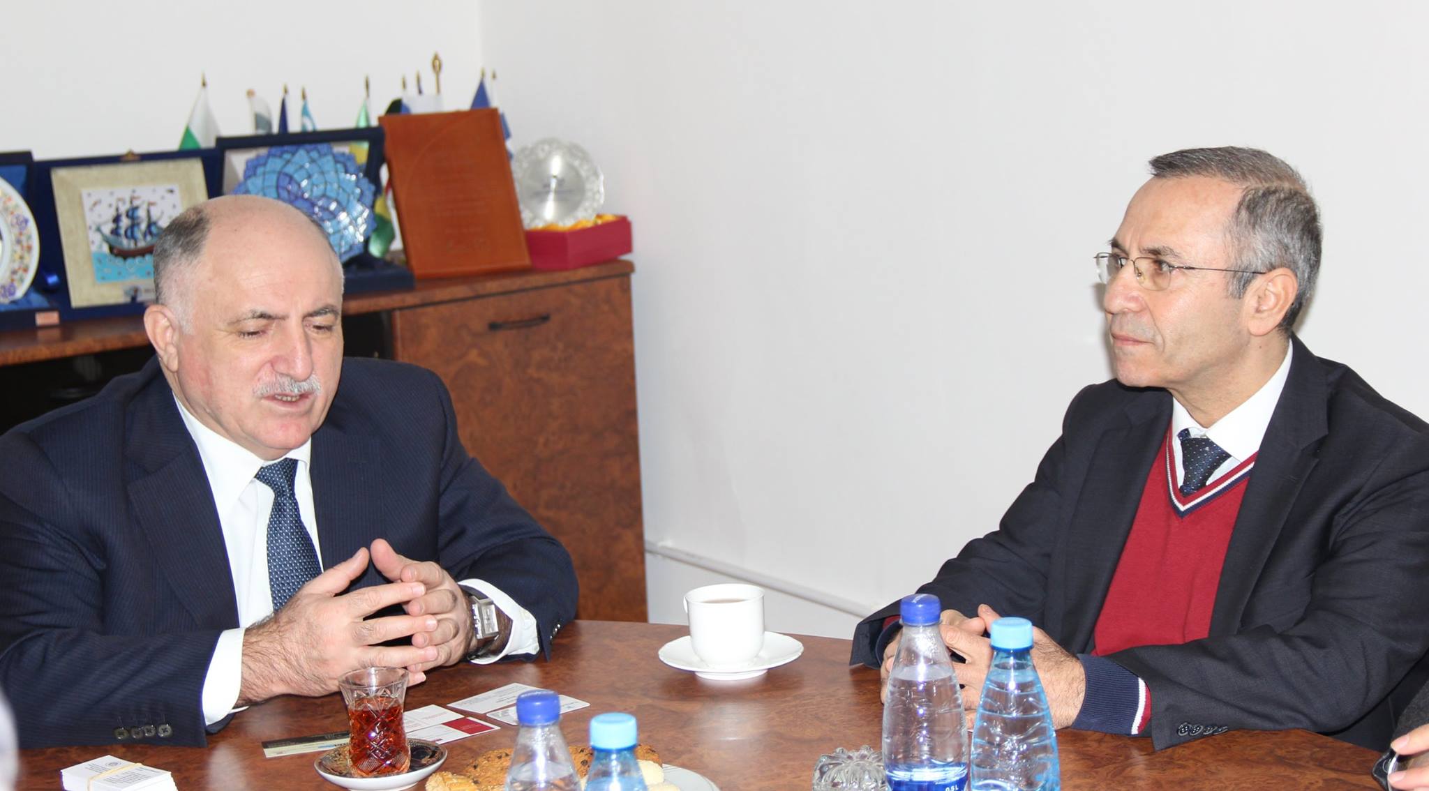 TÜİB sədri Ali İhsan Gənc ASK-nın prezidenti Məmməd Musayevlə görüşüb