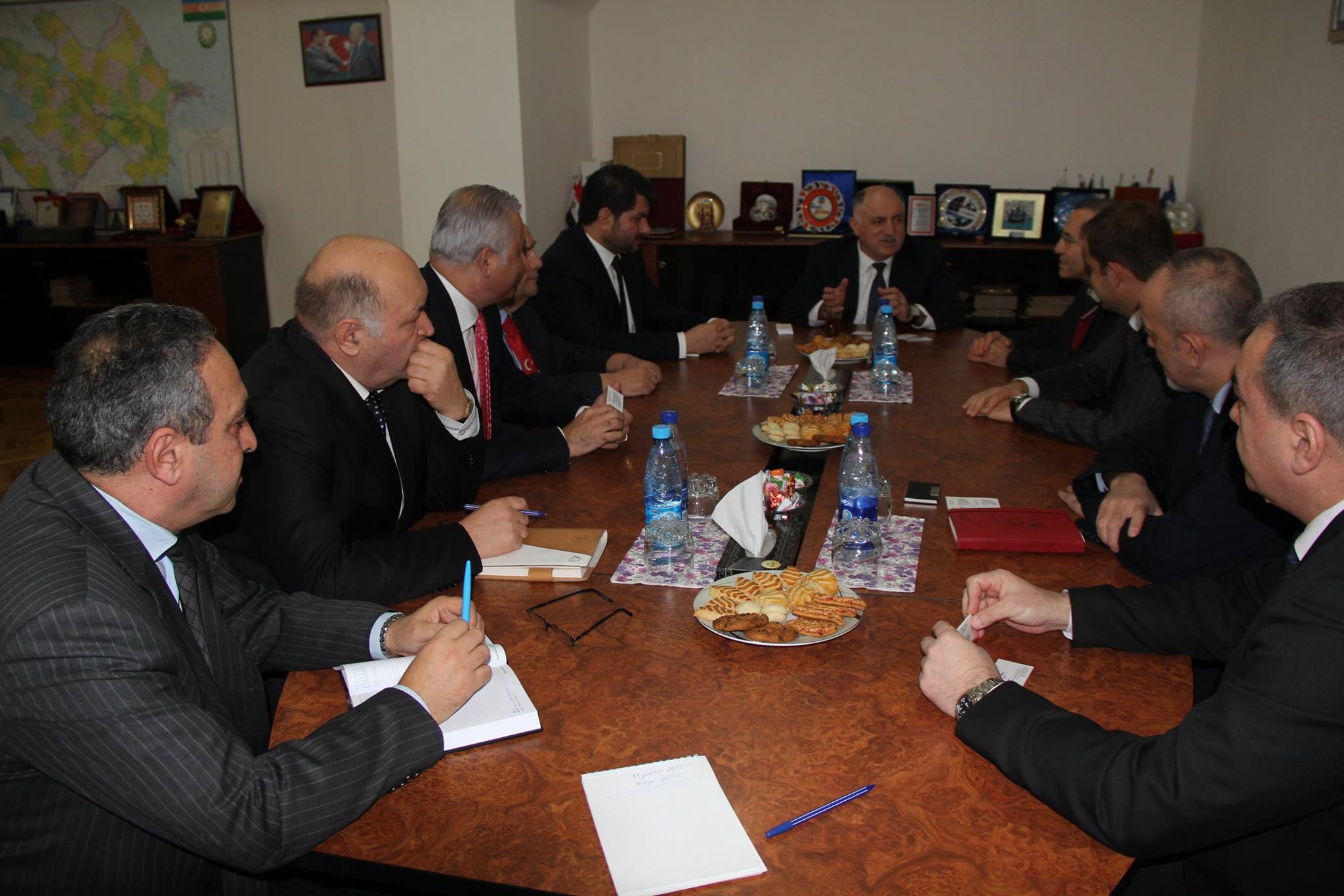 TÜİB sədri Ali İhsan Gənc ASK-nın prezidenti Məmməd Musayevlə görüşüb