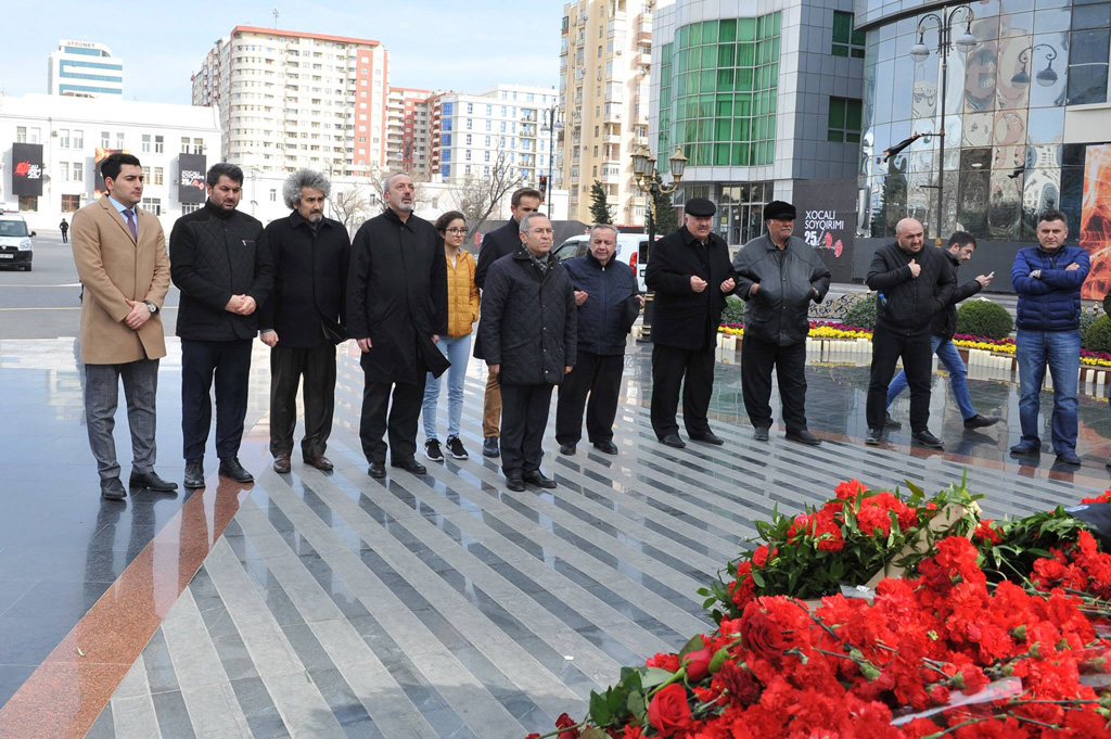 TUİB üzvləri Xocalı qurbanlarının xatirəsini yad ediblər