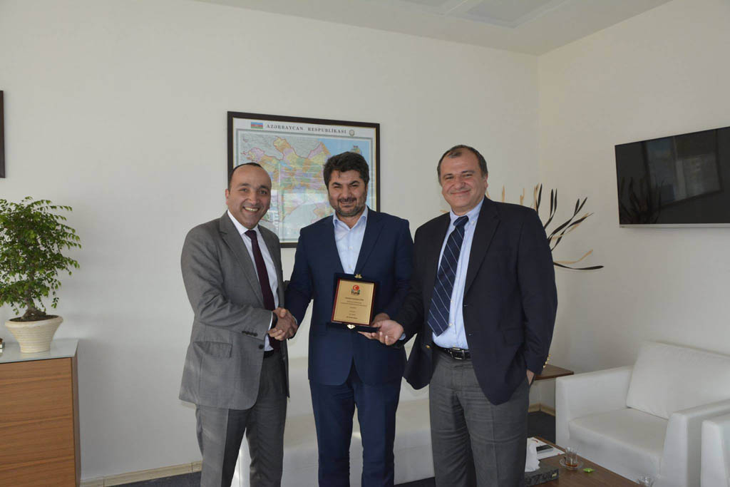 "KoçSistem Azəbaycan MMC" –nin rəhbərləri Serdar Çelik və Fırat Sağlıkla görüş