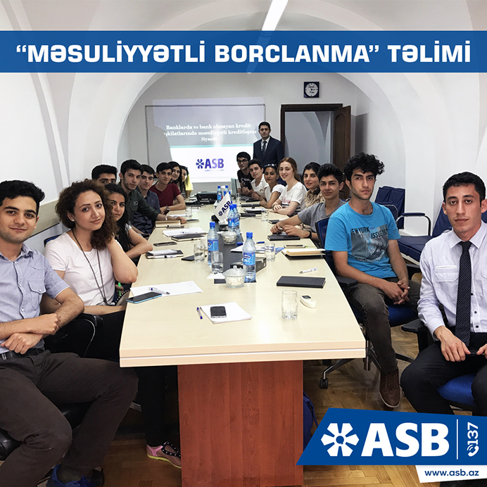 ASB “Maliyyə savadlılığı” layihələrini dəstəkləməyə davam edir