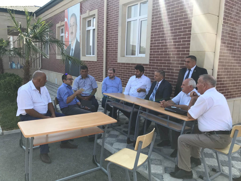 TÜİB nümayəndə heyəti işğaldan azad edilən torpaqlarda, Cocuq-Mərcanlıda oldular