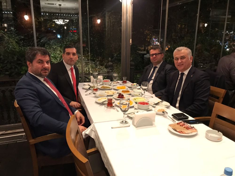 Türkiyə və Azərbaycan səfirləri  ilə TÜİB rəhbərliyi arasında işgüzar nahar  