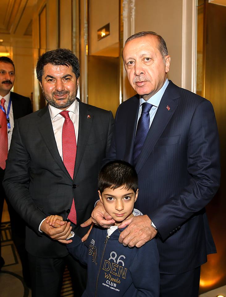 TÜİB rəhbəri Hüseyin Böyükfırat Türkiyə Prezidenti Rəcəb Tayyib Ərdoğanla görüşüb