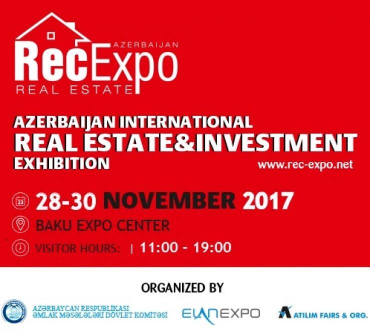  Əmlak Məsələləri Dövlət Komitəsinin təşkilatçılığı ilə “Daşınmaz əmlak, özəlləşdirmə və investisiyalar” mövzusunda beynəlxalq sərgi keçirilir. 