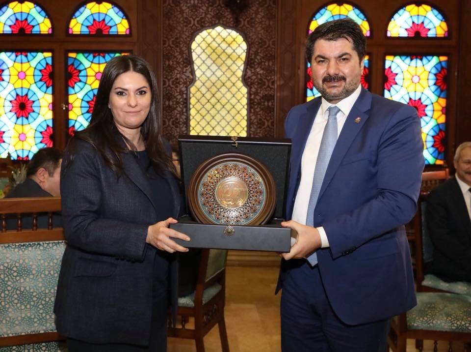 Türkiyənin əmək və sosial müdafiə naziri Jülide Sarıeroğlunun TÜİB-in qonağı olub