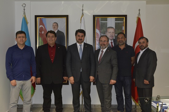 NETU sədri Veli Karakaya və idarə heyəti TÜİB ofisini ziyarət edib