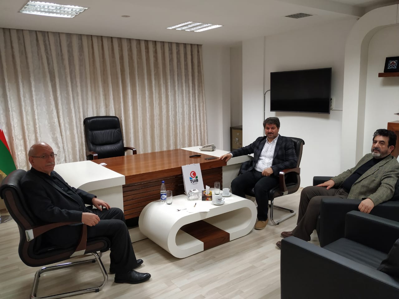  Türk Tarix Qurumunun sədri Refik Turan TÜİB-in dəvəti ilə Bakıda oldu