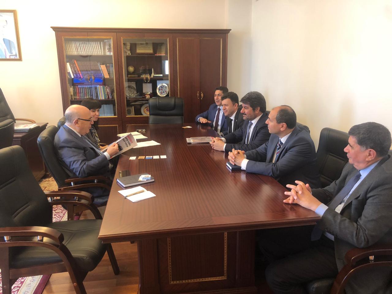 TÜİB rəhbərliyi Milli Məclisdə görüş keçirdi - Foto