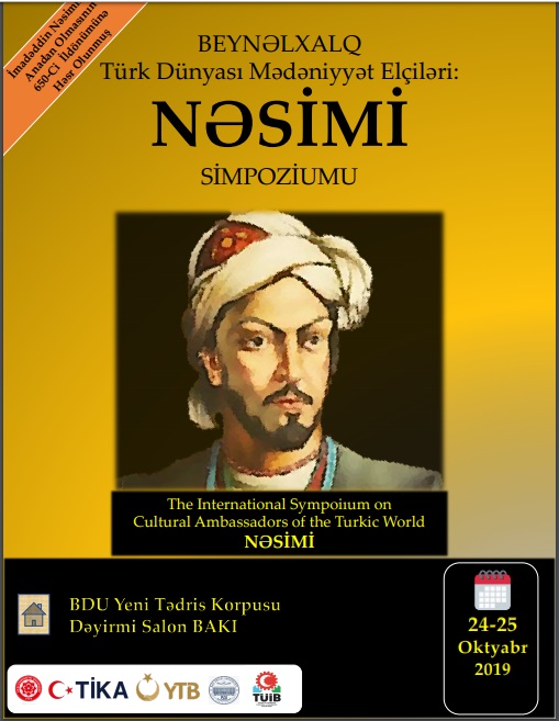 Bakıda "Beynəlxalq Türk Dünyası Mədəniyyət Elçiləri: Nəsimi Simpoziumu" adlı tədbir keçiriləcək