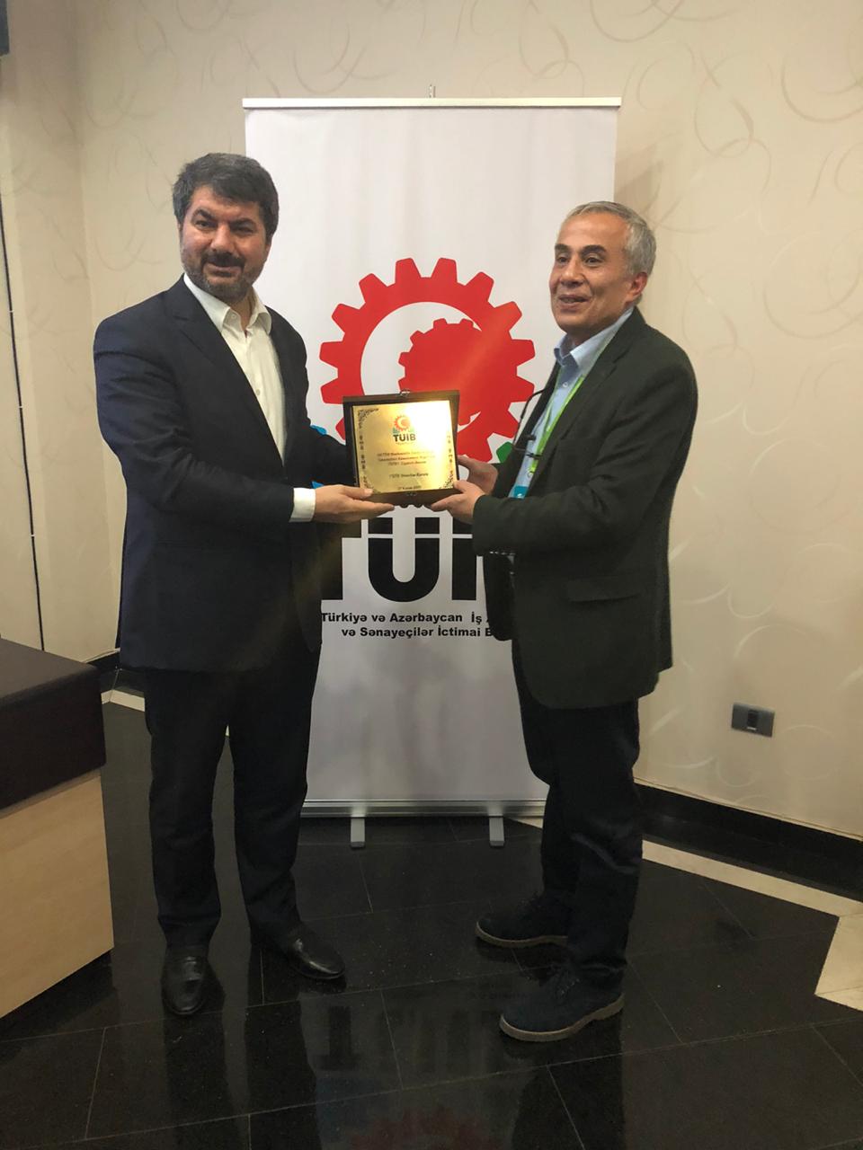 OSTİM Dərnəyinin üzvləri TÜİB-də görüş keçirib