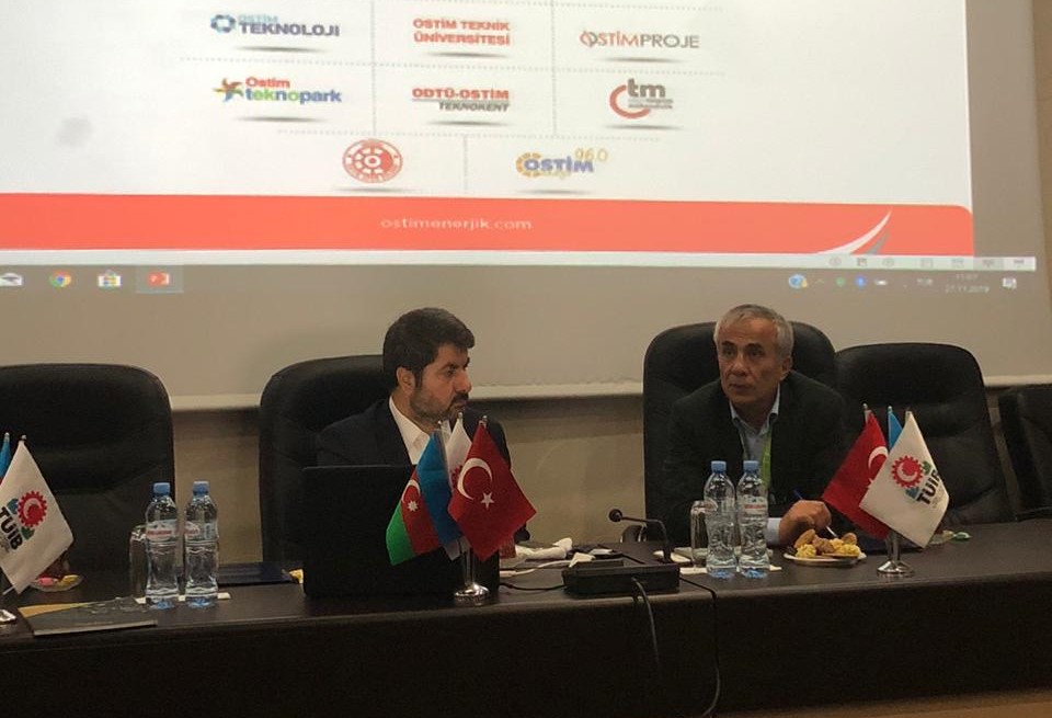 OSTİM Dərnəyinin üzvləri TÜİB-də görüş keçirib