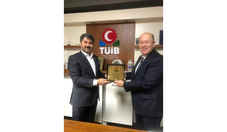 Tolga Küçükavşar TÜİB ofisini ziyarət edib