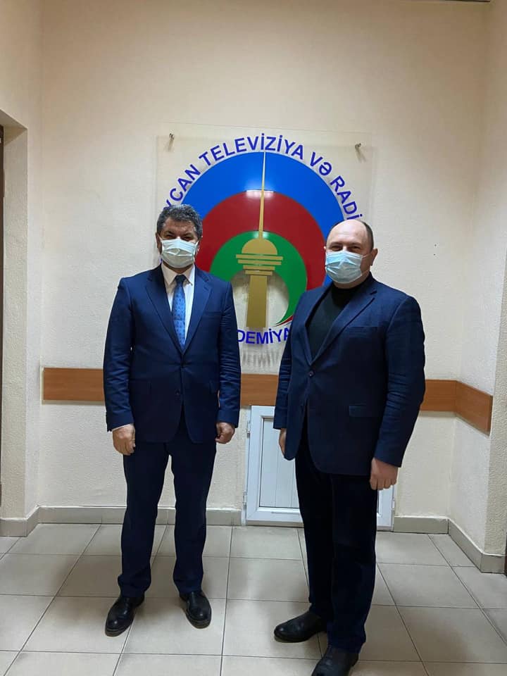 TUİB İdarə Heyətinin sədri Hüseyin Büyükfırat Teleradio Akademiyasında