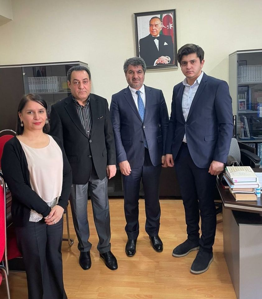 TÜİB İdarə Heyətinin sədri Hüseyin Büyükfırat Aztv.sədr müavini Rafiq Həşimovla