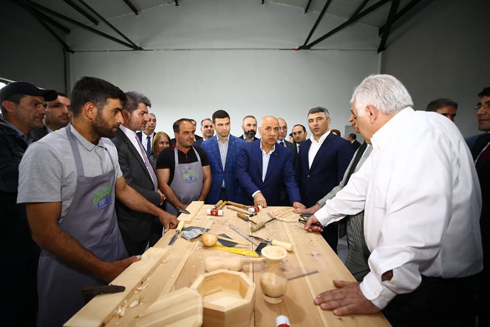 Türkiyə Respublikasının Kənd təsərrüfatı və meşəçilik naziri Vahid Kirişçi və Azərbaycanın Kənd təsərrüfatı naziri İnam Kərimov Cəbrayıl rayonunun Cocuq Mərcanlıda