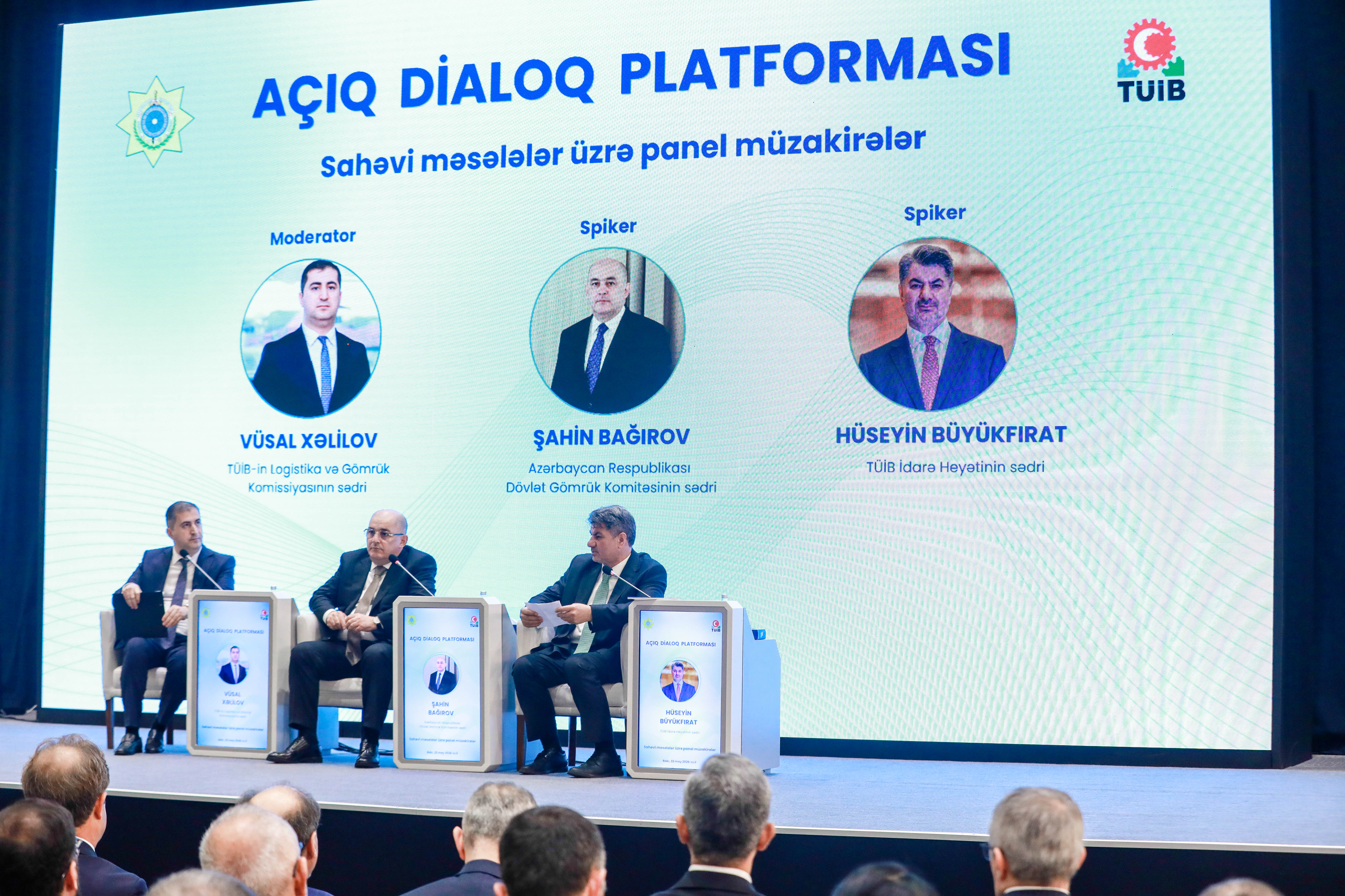 Dövlət Gömrük Komitəsi ilə Türkiyə-Azərbaycan İş Adamları və Sənayeçiləri İctimai Birliyi arasında “Açıq Dialoq Platforması” çərçivəsində görüş keçirilib.