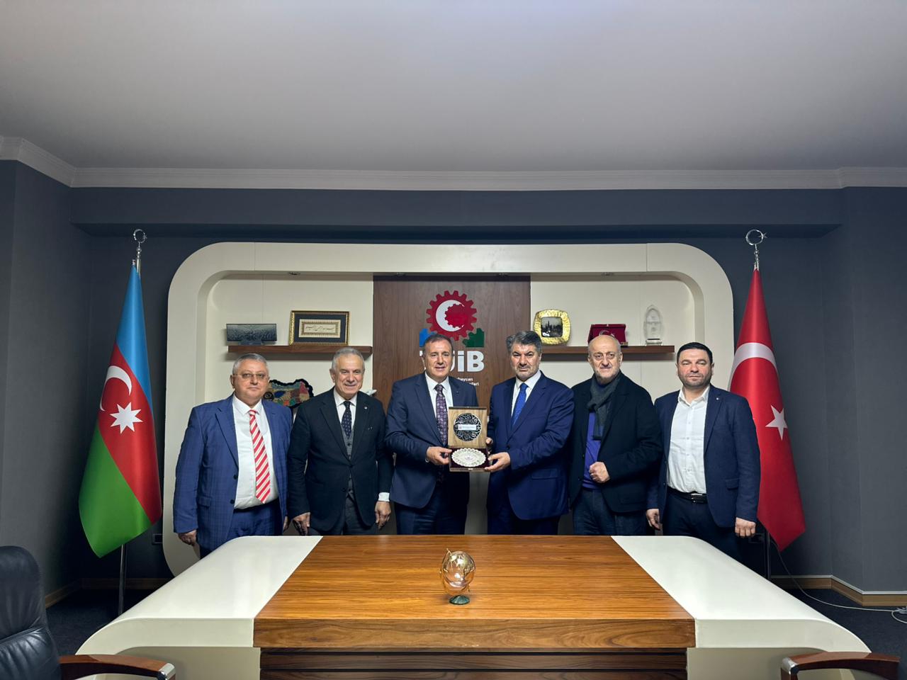 Trabzon Ticarət və Sənaye Odasının nümayəndə heyəti TÜİB-də olub.