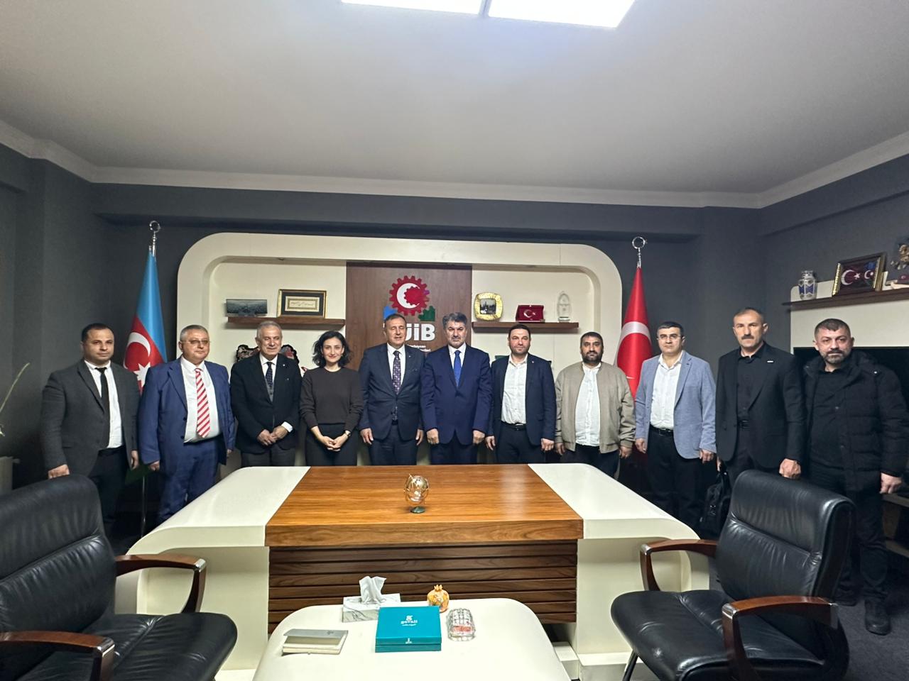 Trabzon Ticarət və Sənaye Odasının nümayəndə heyəti TÜİB-də olub.